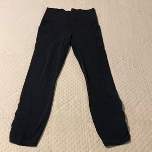 Athleta Salutation Stash Pocket II Cinch 7/8 tight small petite (#10)
